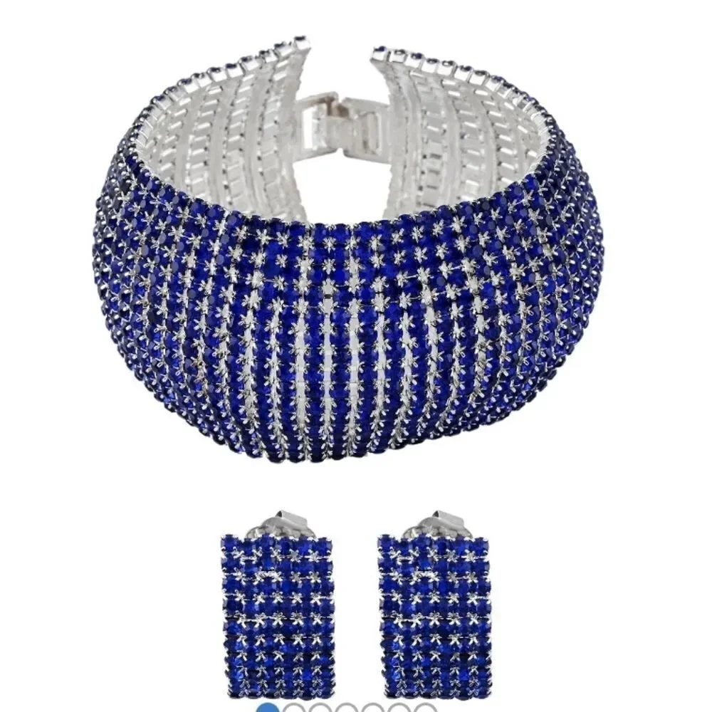 Bracelet and Earrings‎